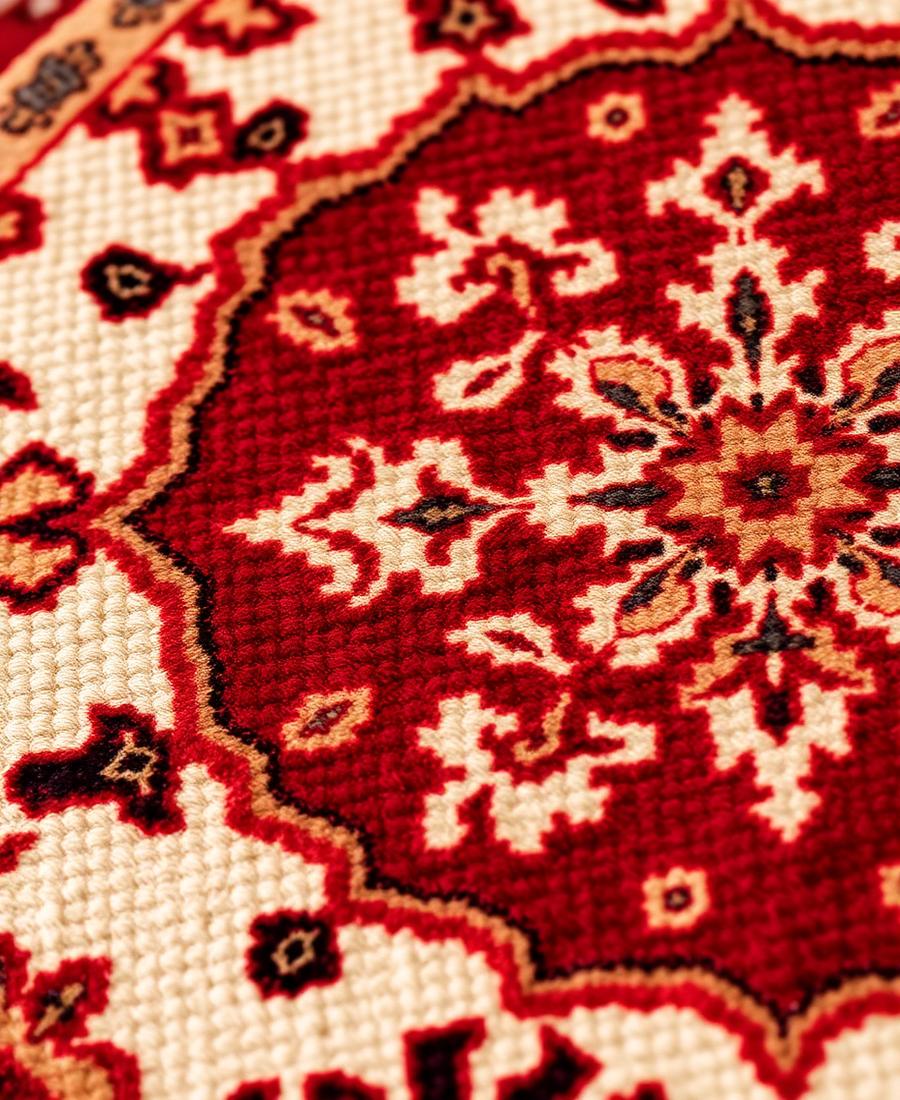 Tabriz rug detail